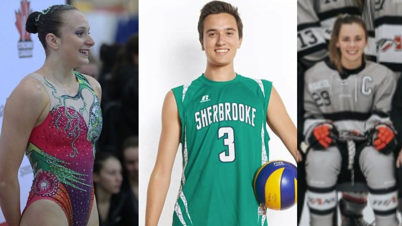 Andrée-Ann Côté, Jérémie Doyon et Emmy Fecteau