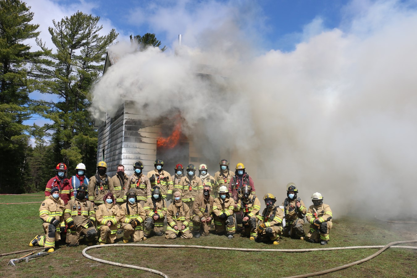 Un bon exercice pour les pompiers