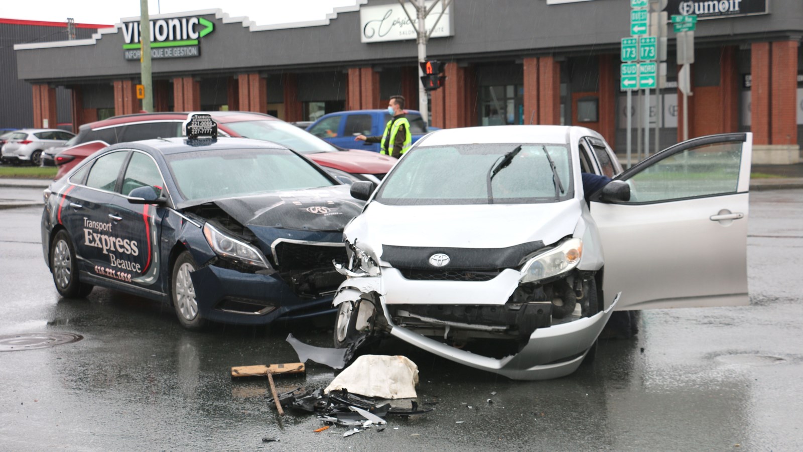 Collision à Saint-Georges : l'un des conducteurs n'a pas respecté la priorité