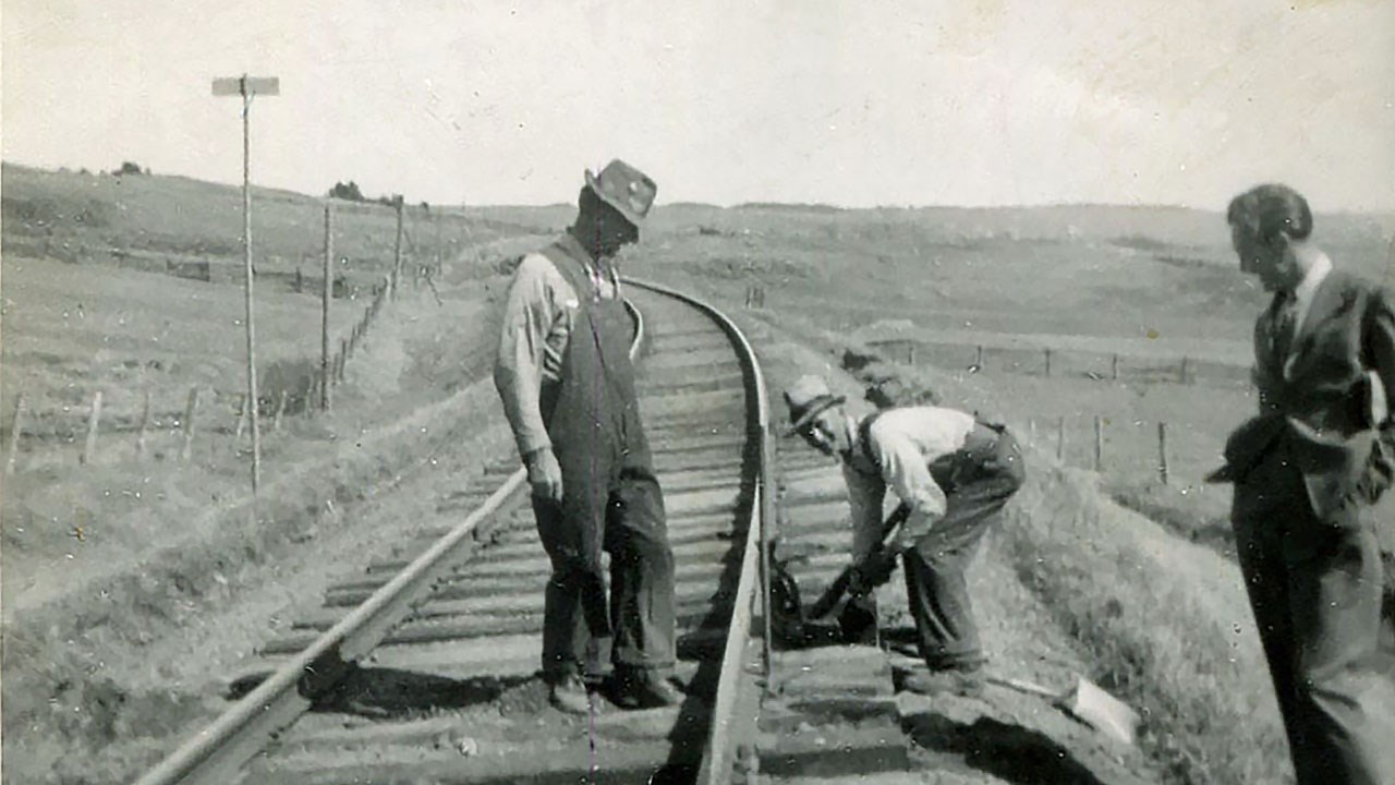 Arrivée des trains à Saint-Georges en 1907