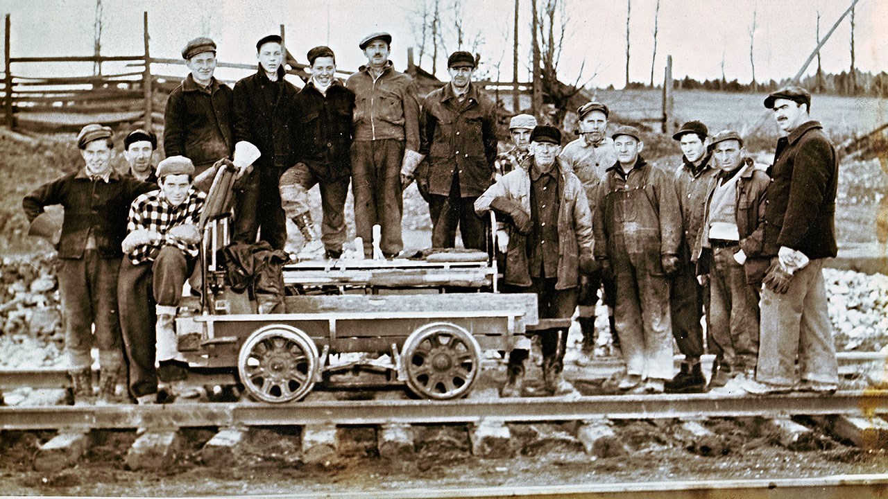 Arrivée des trains à Saint-Georges en 1907