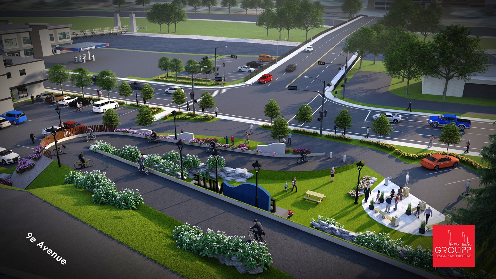 Descente urbaine de la piste cyclable: les travaux seront complétés cet été