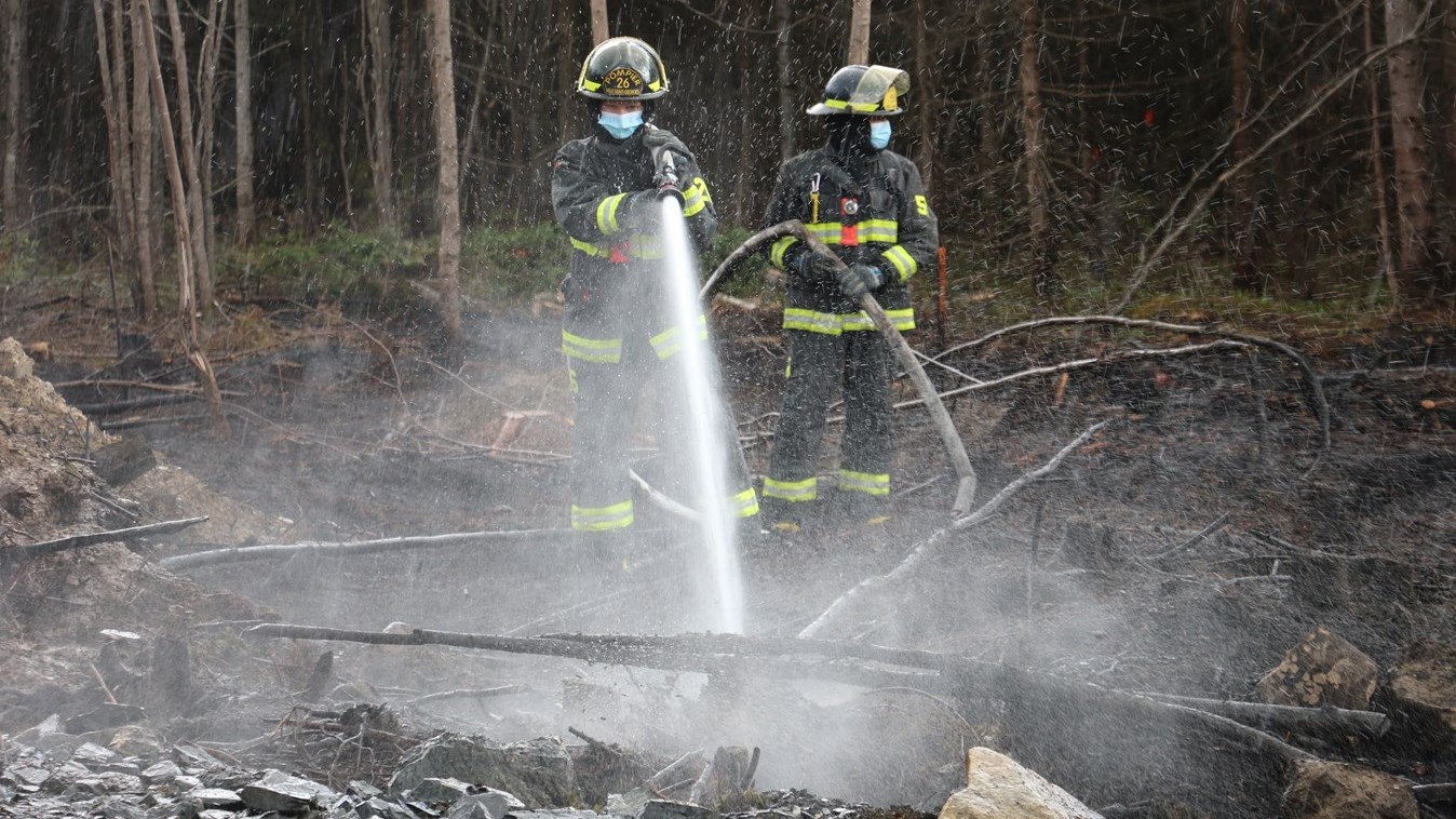 Incendie dans le secteur de Cumberland