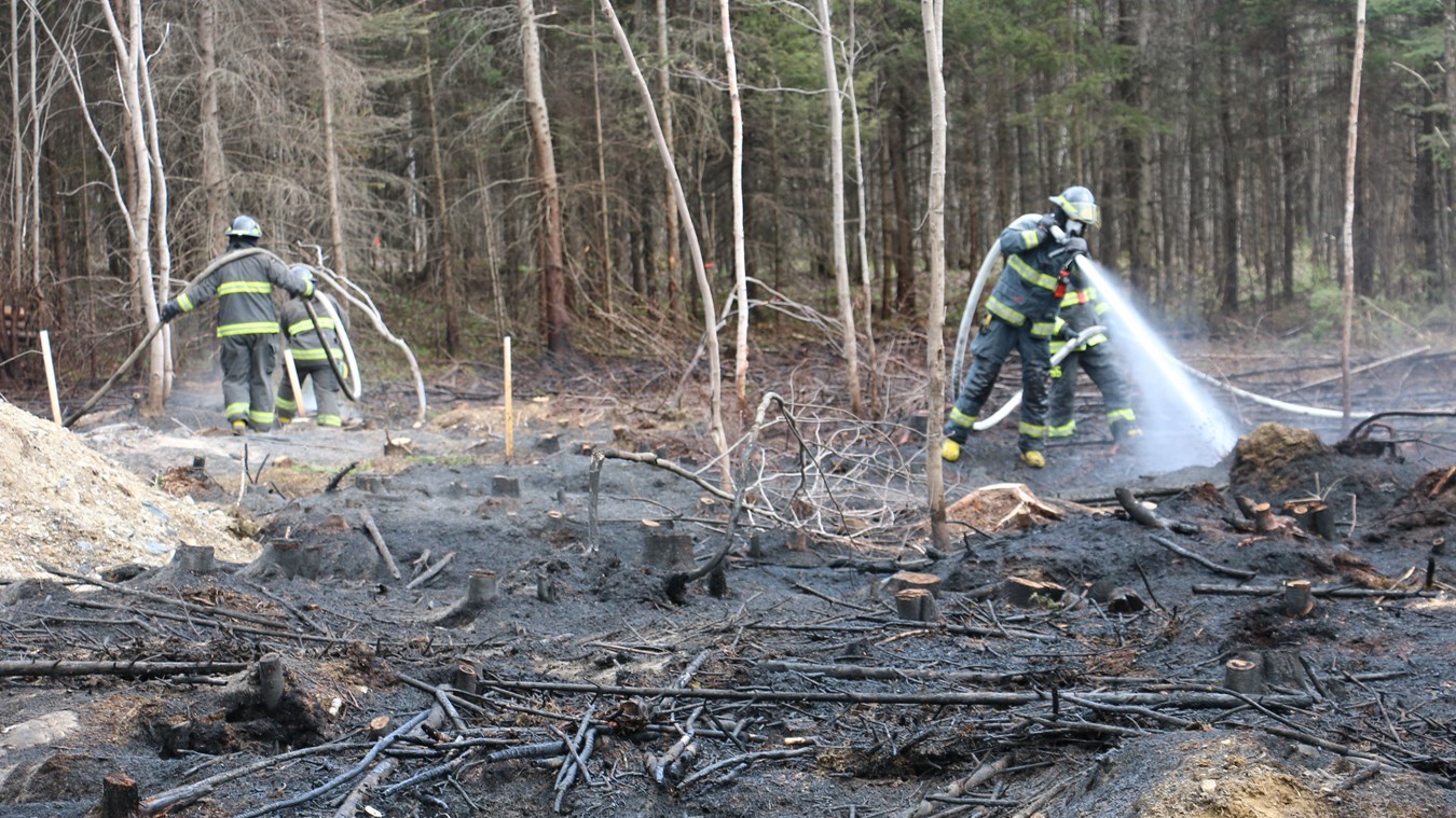 Incendie dans le secteur de Cumberland
