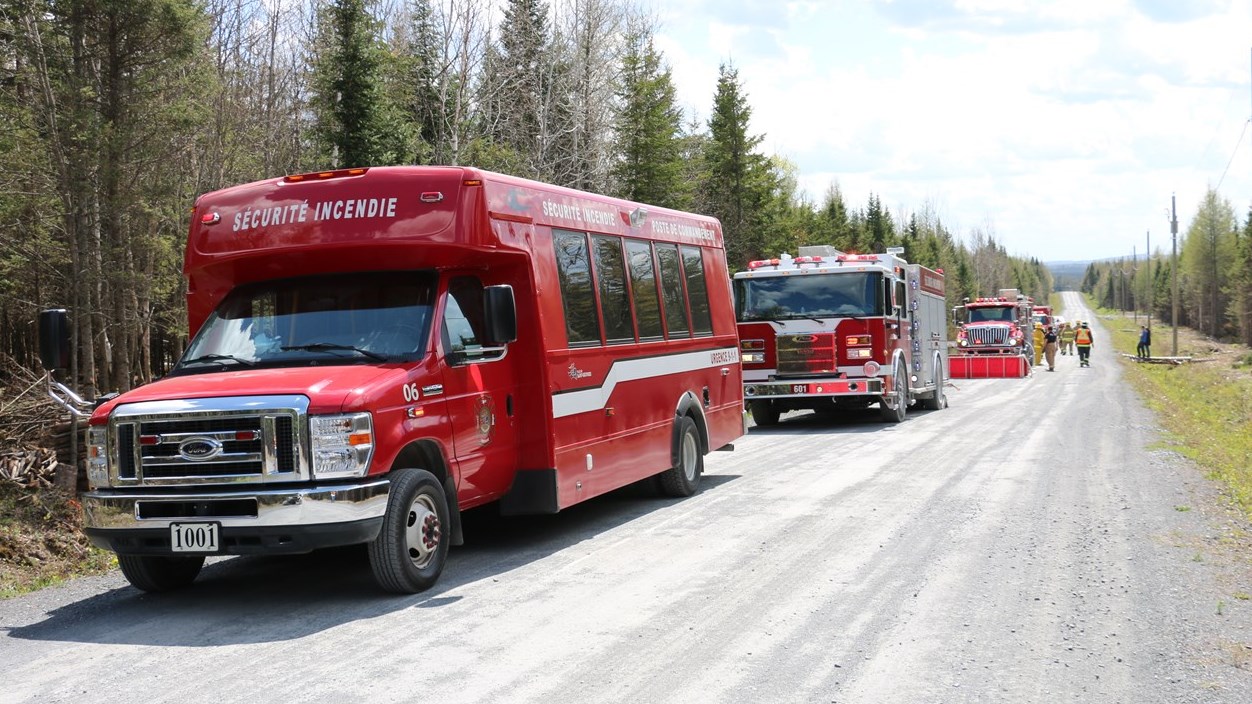 Incendie dans le secteur de Cumberland