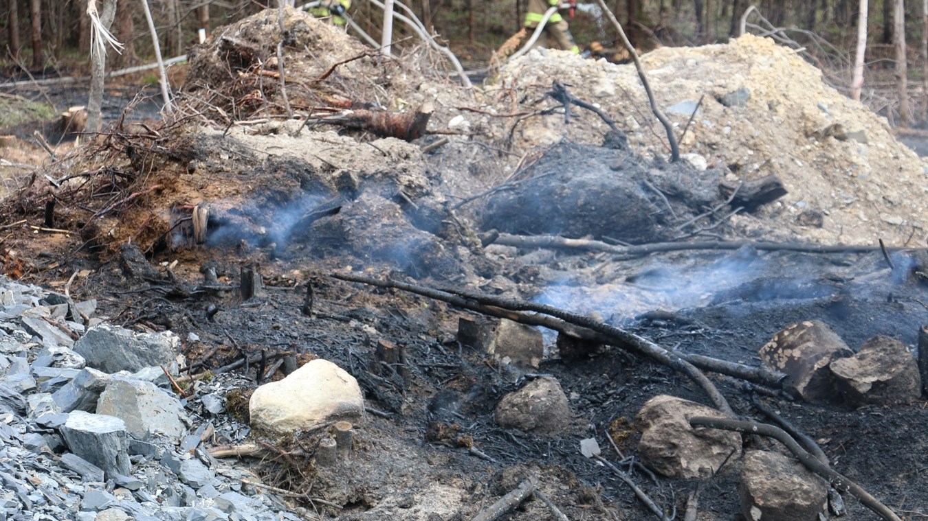 Incendie dans le secteur de Cumberland