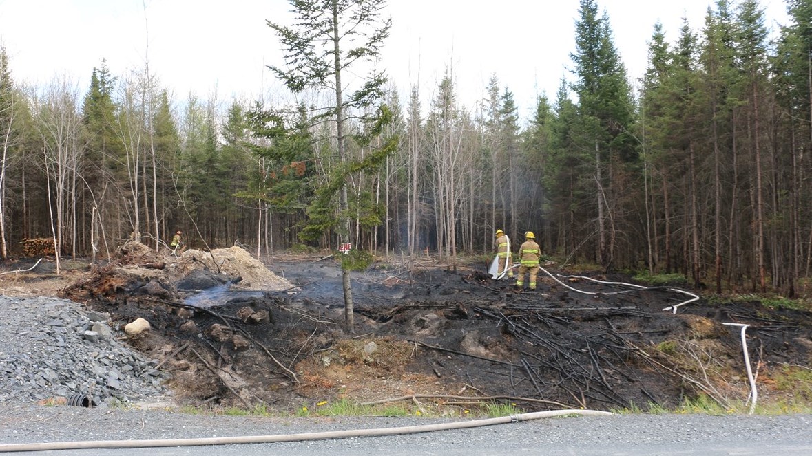 Incendie dans le secteur de Cumberland