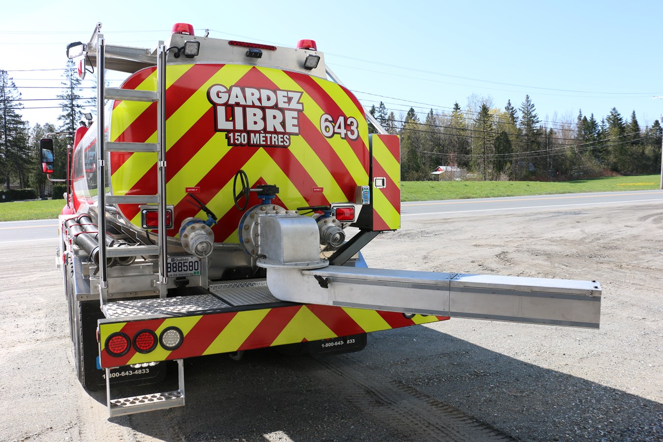 Un nouveau camion d'incendie pour la municipalité de Saints-Anges