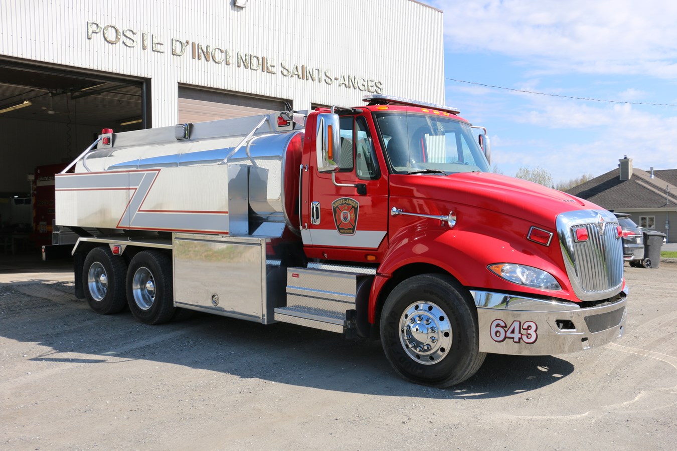 Un nouveau camion d'incendie pour la municipalité de Saints-Anges