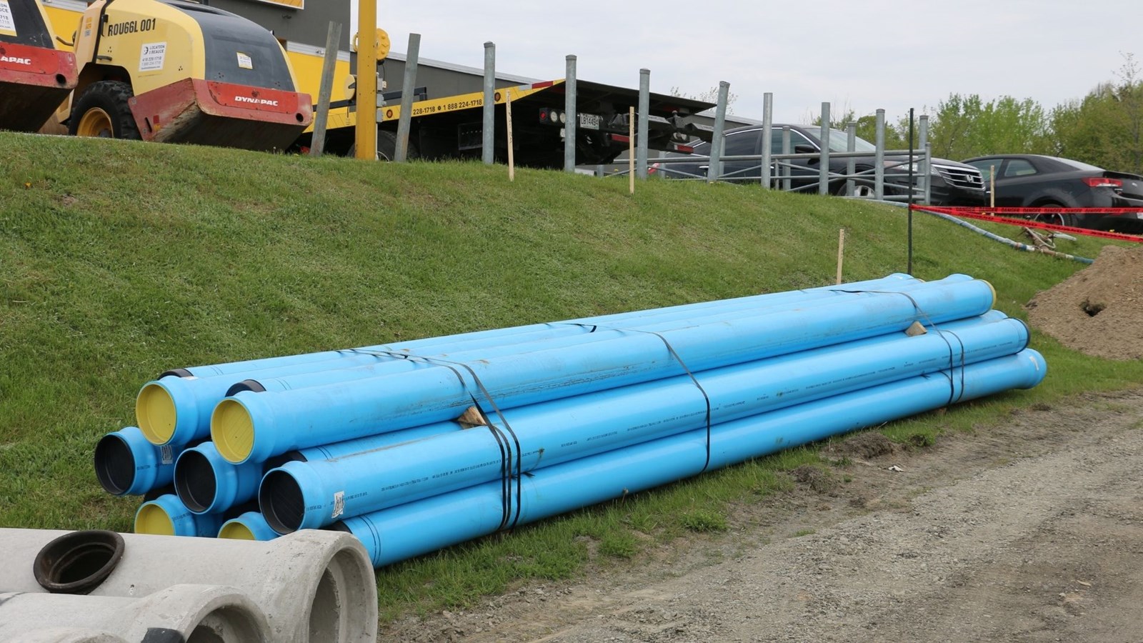 Travaux de réfection routière à Saint-Georges