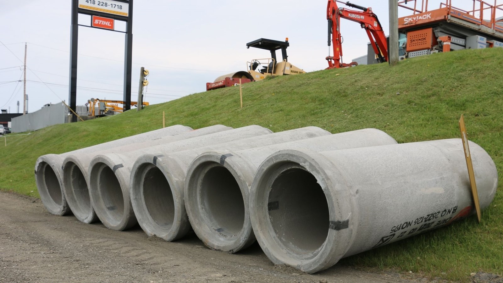 Travaux de réfection routière à Saint-Georges