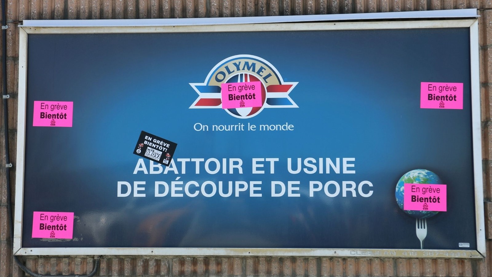 Grève chez Olymel: aucun respect pour les travailleurs, juge le syndicat
