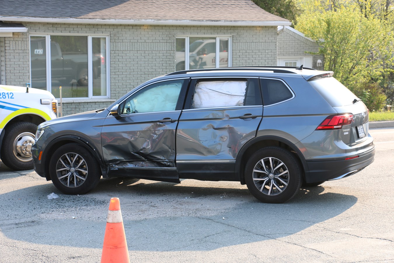 Un motocycliste subi des blessures mineures