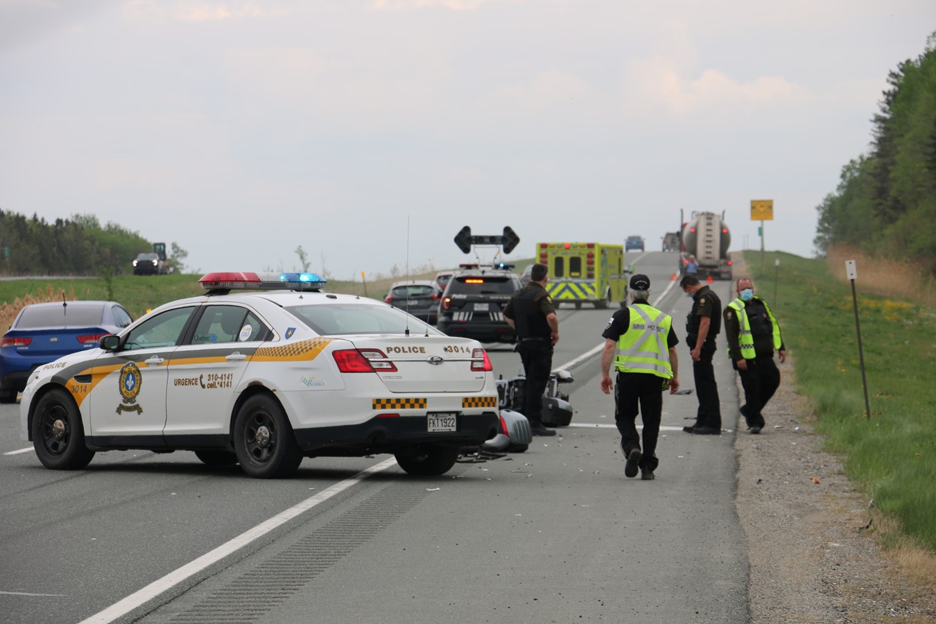 Deux personnes gravement blessées dans un accident de moto
