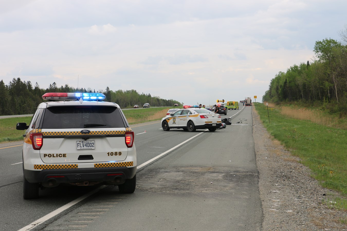 Deux personnes gravement blessées dans un accident de moto
