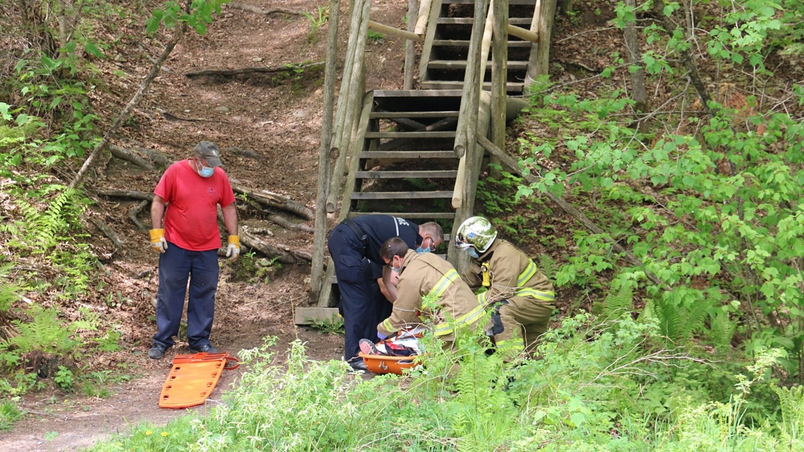 Sauvetage au parc des Sept-Chutes