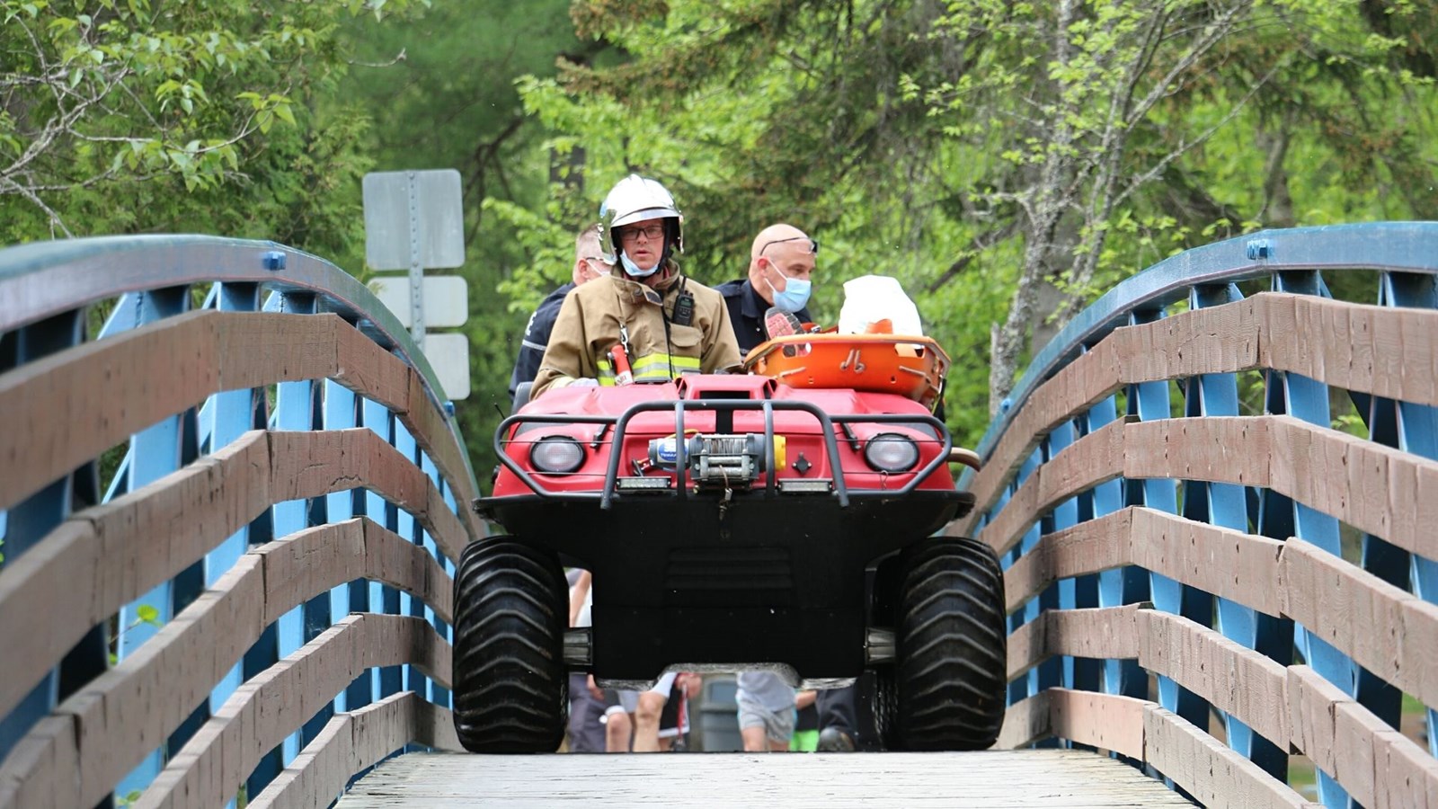 Sauvetage au parc des Sept-Chutes
