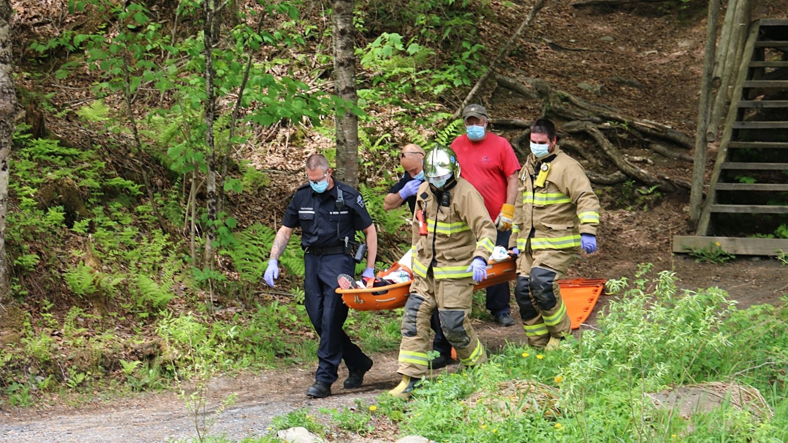 Sauvetage au parc des Sept-Chutes