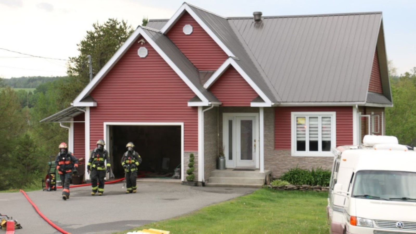 Incendie dans une résidence à Saint-Côme