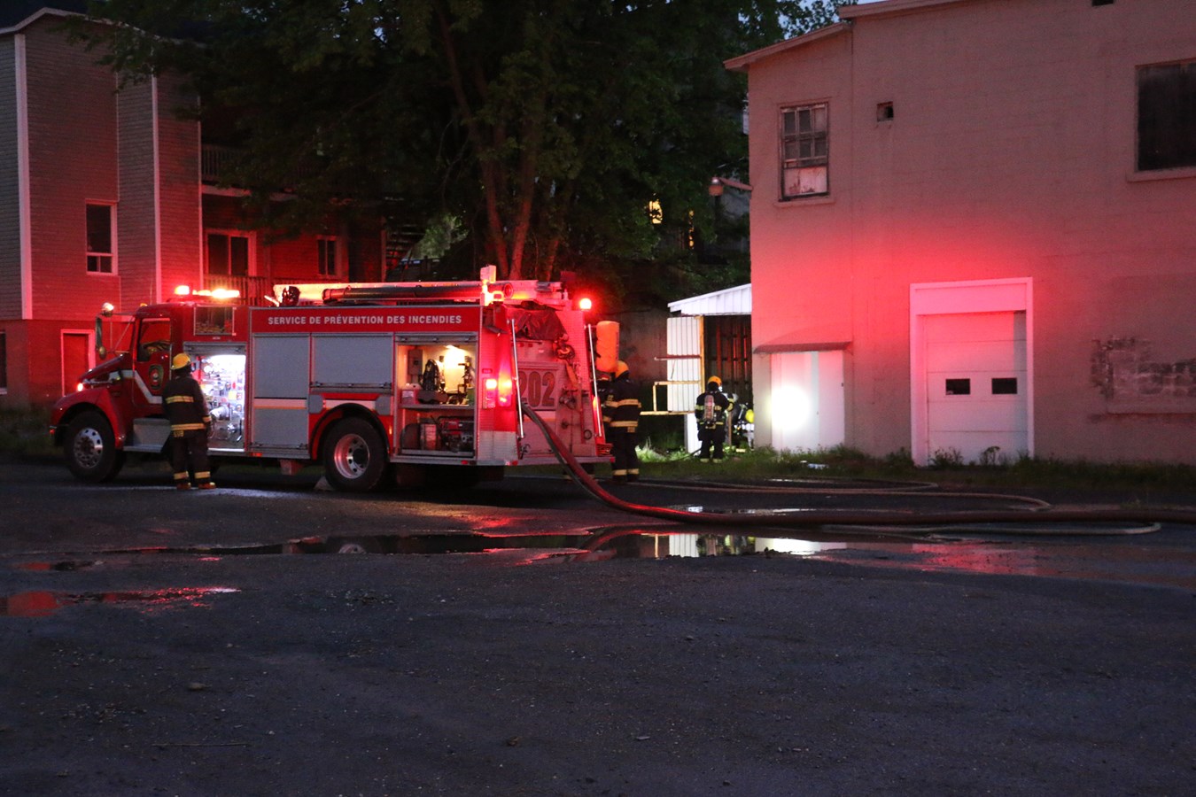 Feu de matelas dans un cabanon à Beauceville