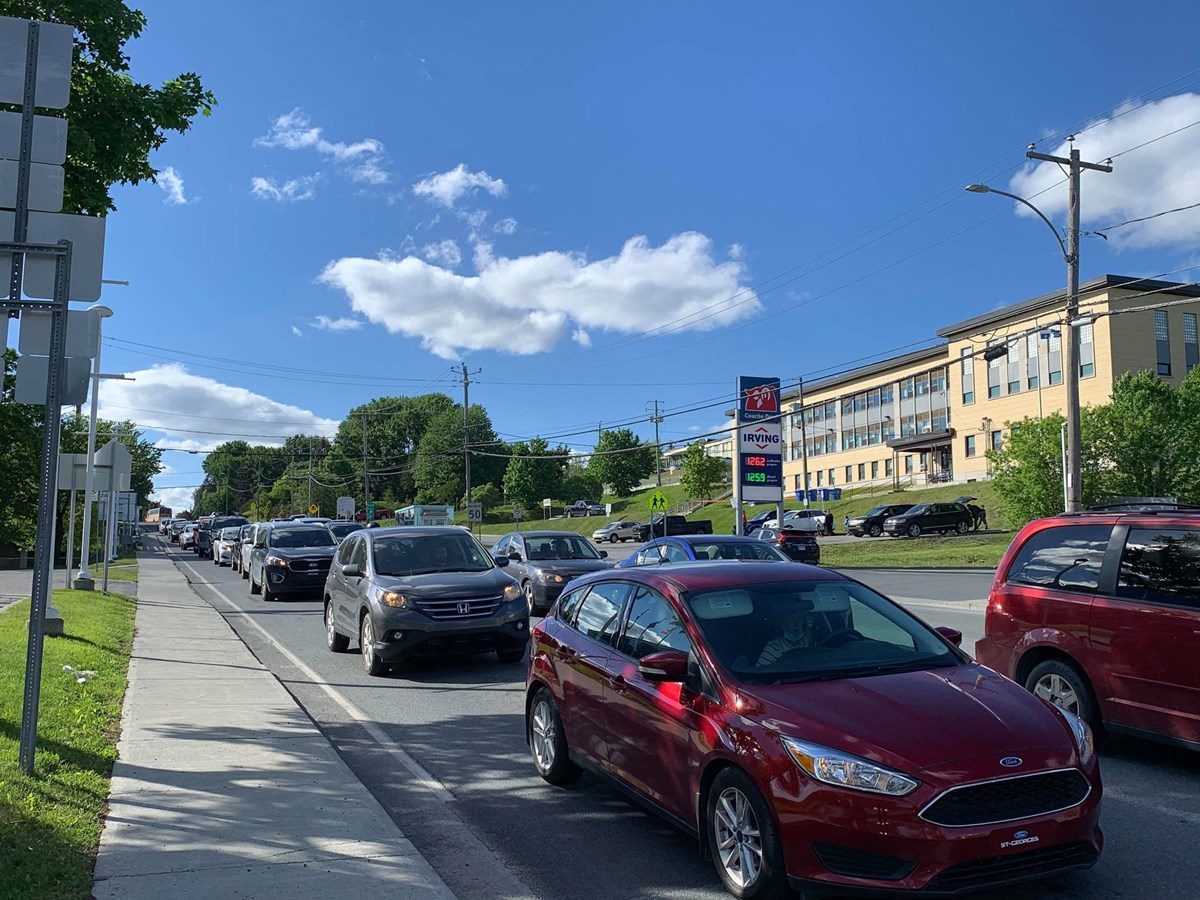 Circulation perturbée dans la 118e rue à Saint-Georges