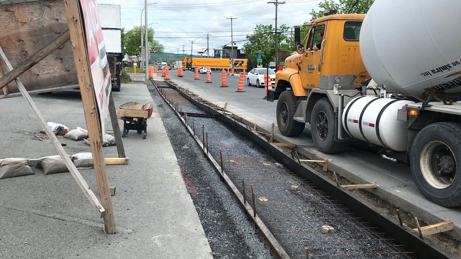 Saint-Georges : réfection des trottoirs sur la 1ère avenue