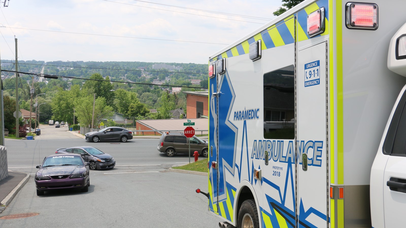 Collision sur le boulevard Lacroix à Saint-Georges