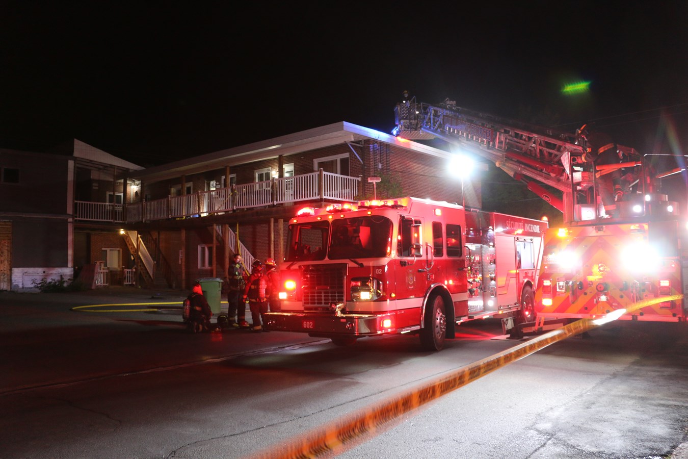 Incendie suspect dans un édifice à logements à Saint-Georges Ouest