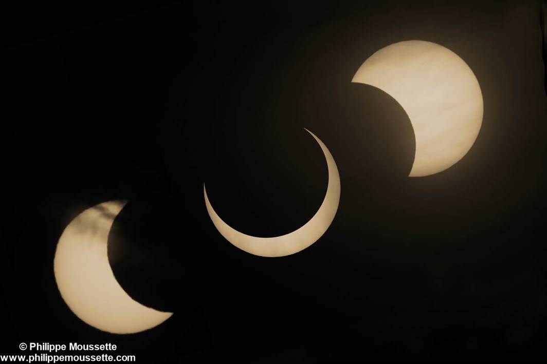Un photo-reportage de l'éclipse annulaire du 10 juin 2021