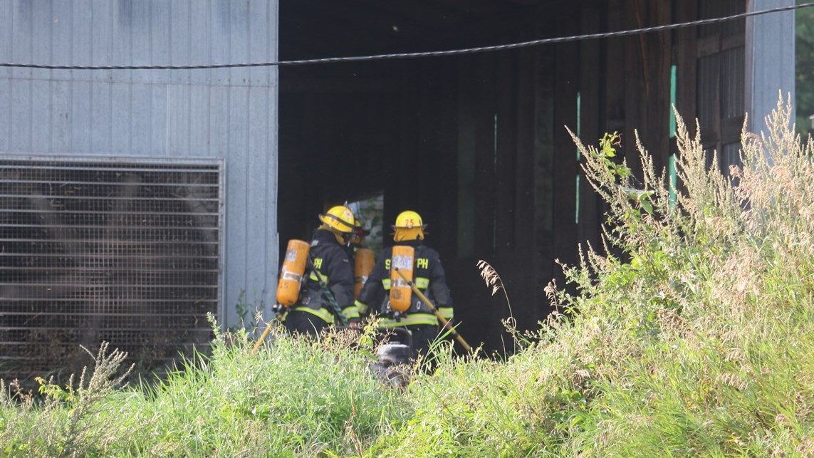 Début d'incendie dans un bâtiment agricole de Beauceville