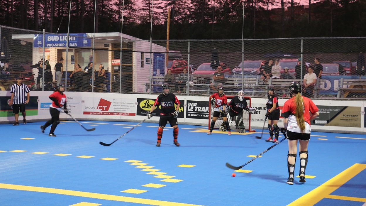 Match de DekHockey un mercredi soir à Saint-Georges