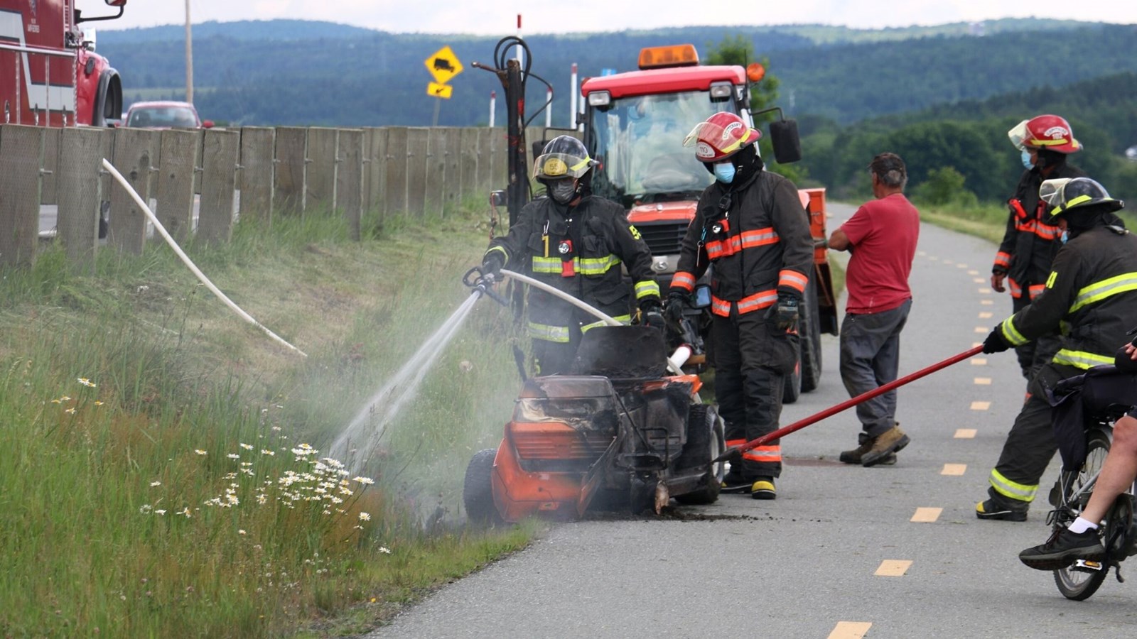 Pas de blessé dans l'incendie à Saint-Zacharie