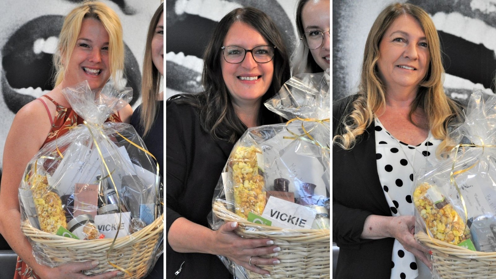 Les trois autres finalistes — Chantal Nicol, Marie-Michelle et Brigitte Bélanger, ont reçu un panier-cadeaux de 500$.