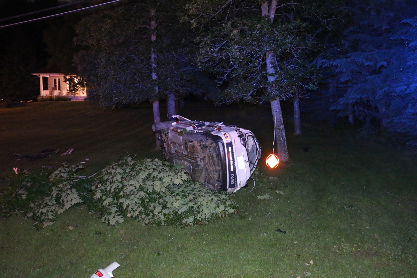 Une personne blessée dans une sortie de route à Saint-Georges