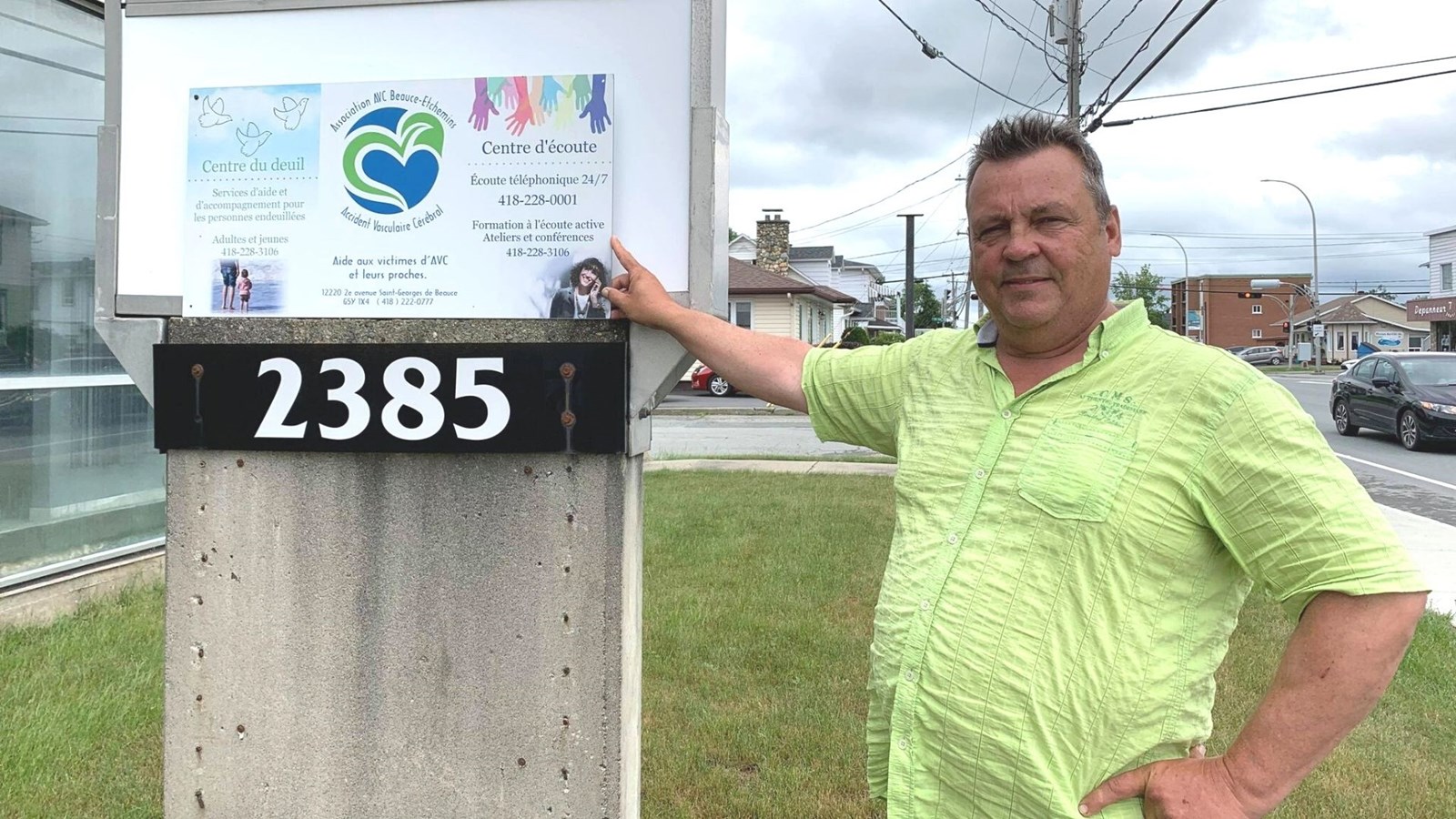 Alain Goulet, directeur du Centre d’Écoute Beauce-Etchemins