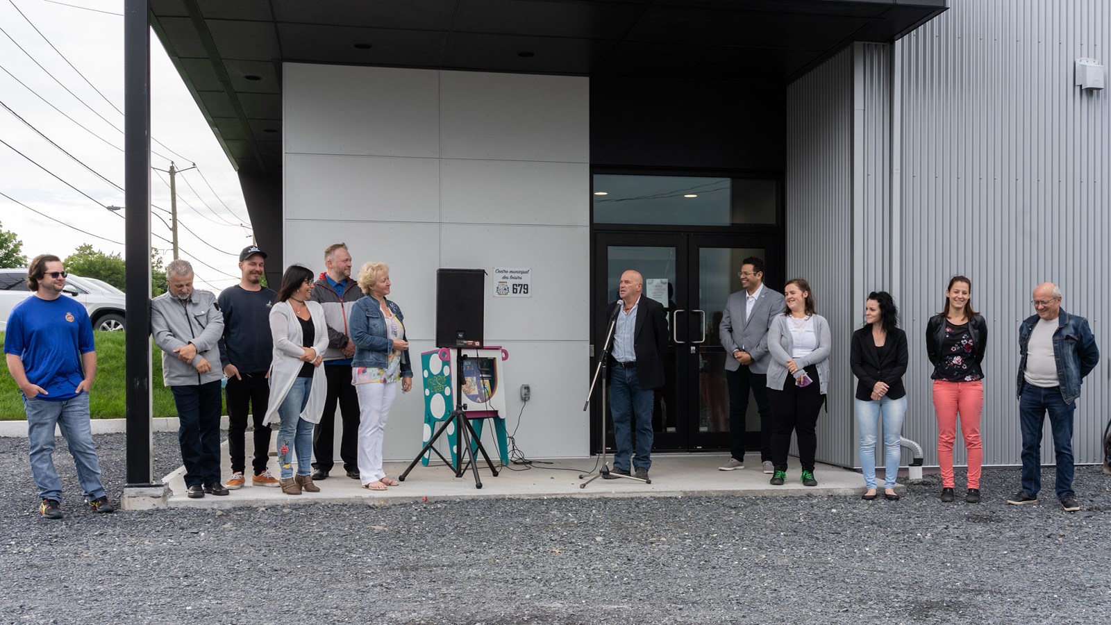 Le personnel municipal qui a travaillé sur le projet