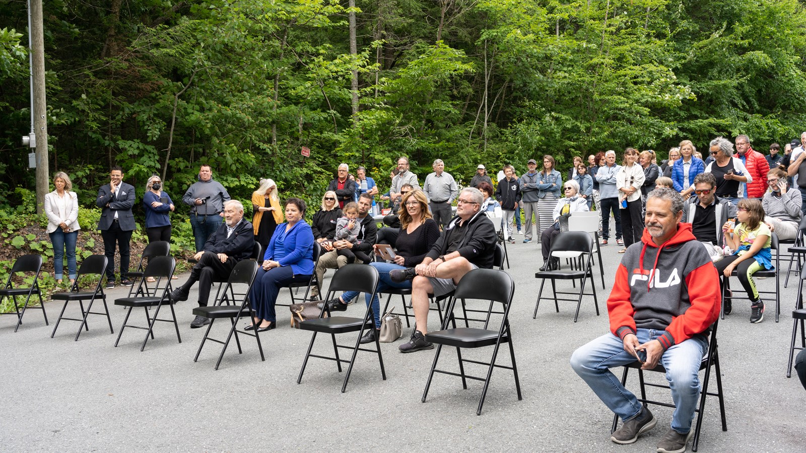Deux nouvelles sculptures inaugurées au Lac-Poulin