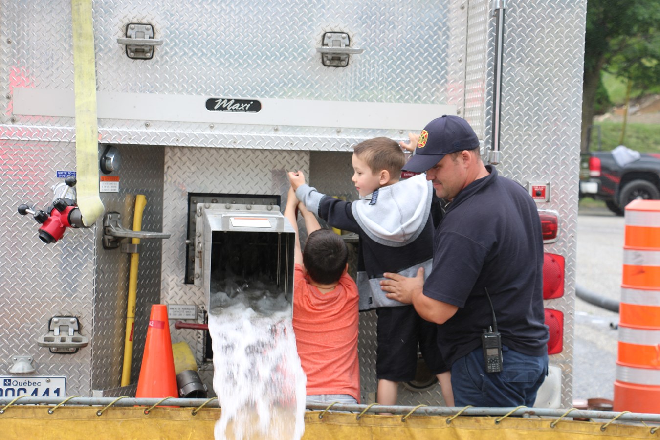 Nouveau record pour le lave-o-thon des pompiers de Vallée-Jonction
