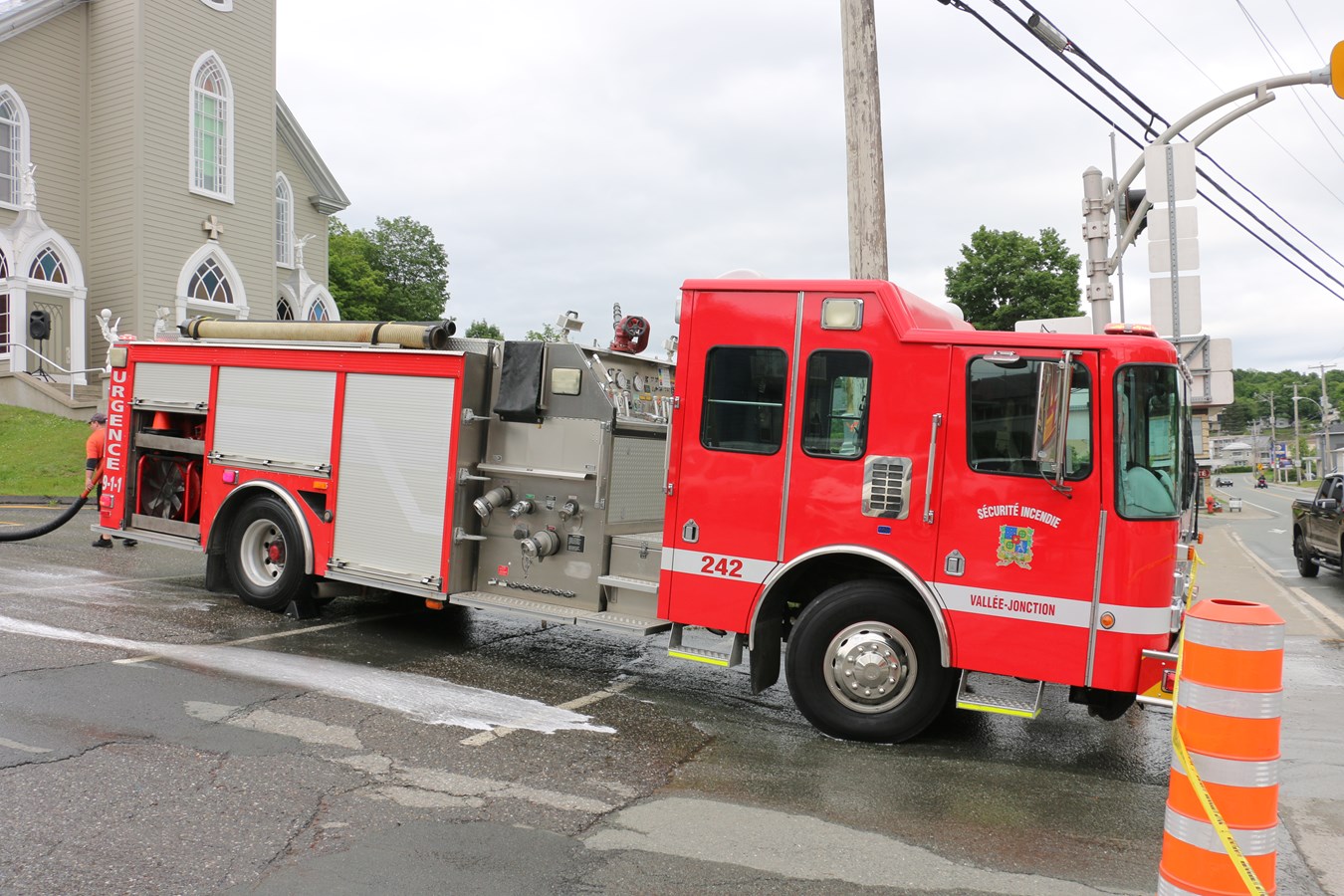 Nouveau record pour le lave-o-thon des pompiers de Vallée-Jonction