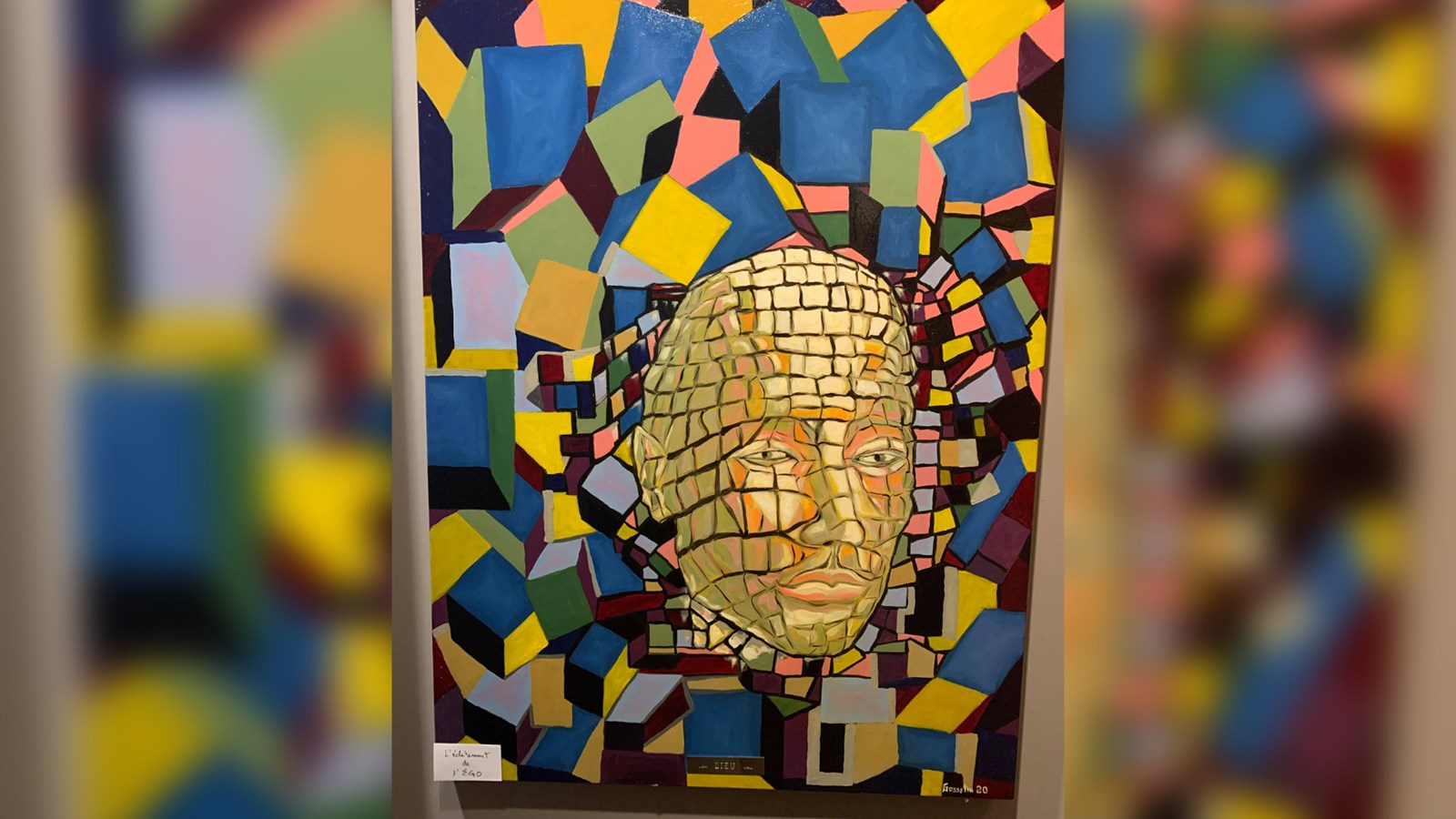 Une toile de l'artiste Gérald Gosselin