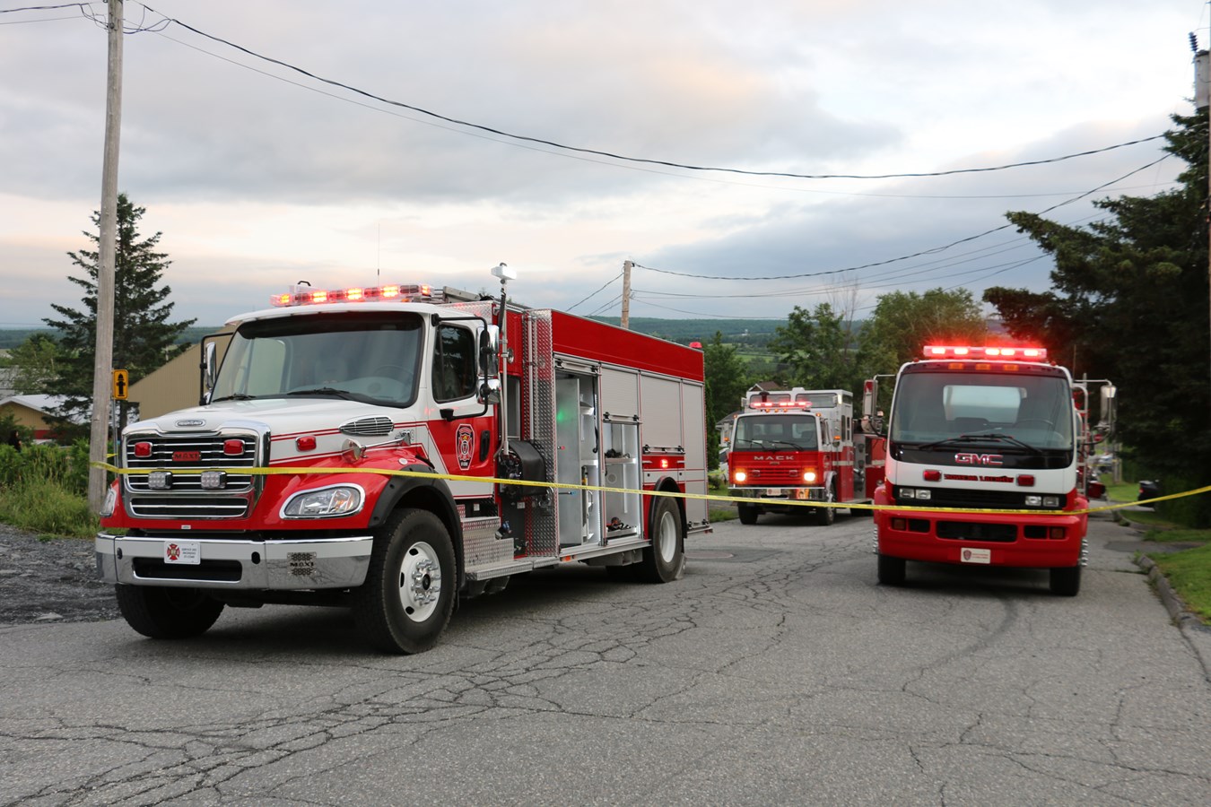 Feu de résidence à Saint-Côme hier soir