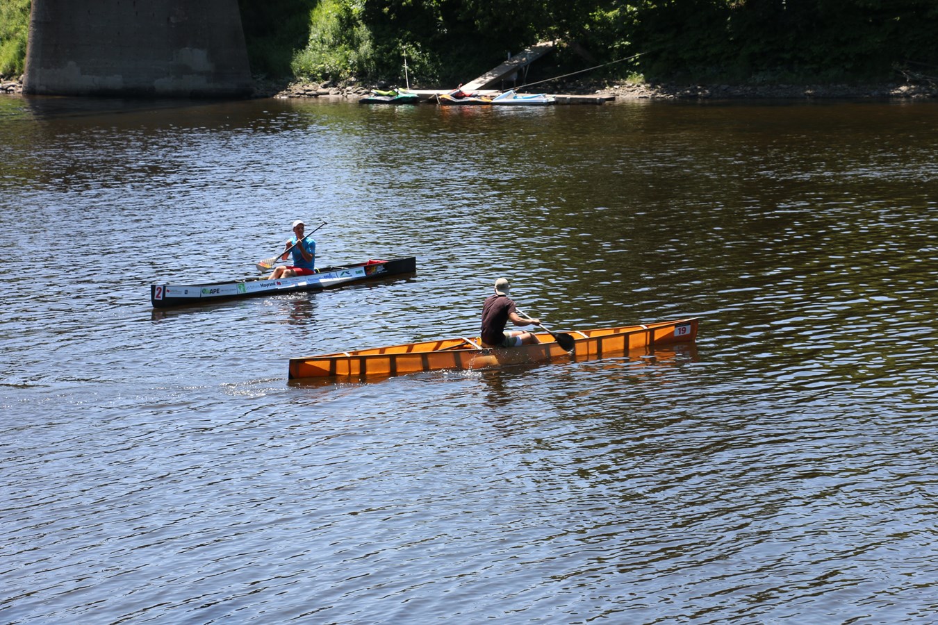 Découvrez en images la course de canot présentée à Vallée-Jonction