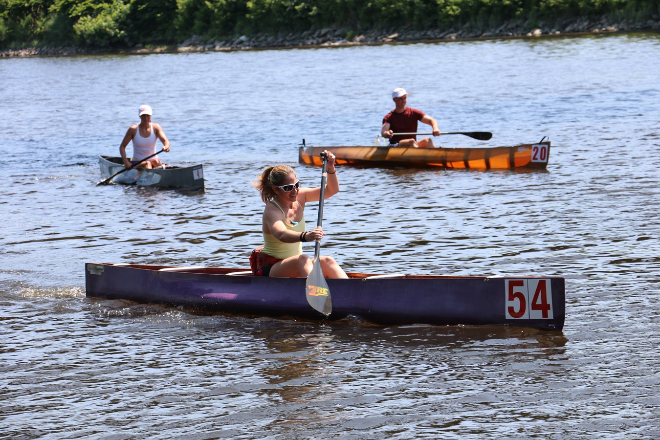 Découvrez en images la course de canot présentée à Vallée-Jonction