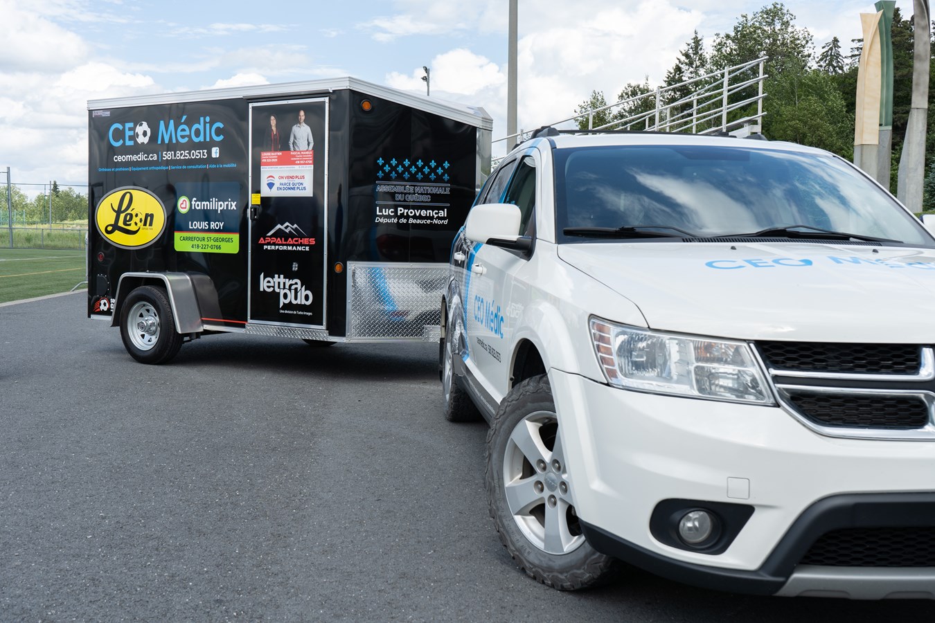 Promouvoir le soccer à travers la Beauce avec une caravane