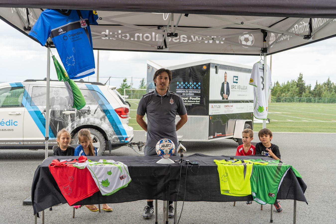 Promouvoir le soccer à travers la Beauce avec une caravane