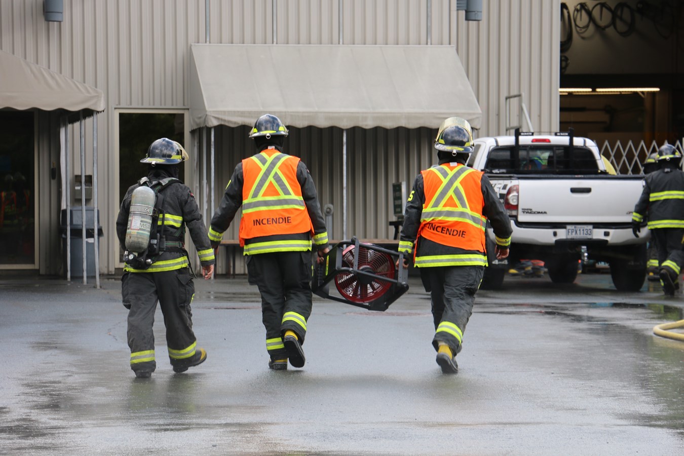 Feu de fours à l'usine de Boa Franc