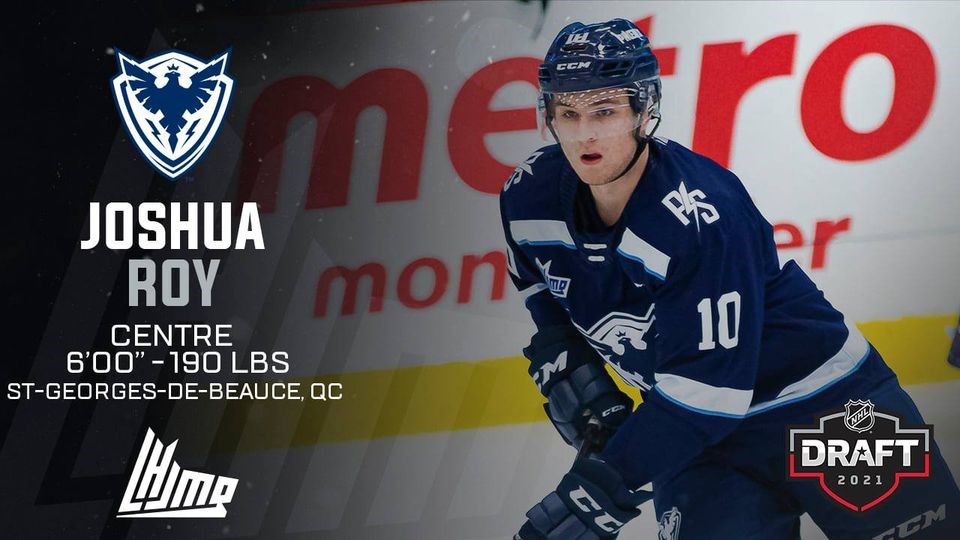 Olivier Nadeau et Joshua Roy sont repêchés dans la LNH