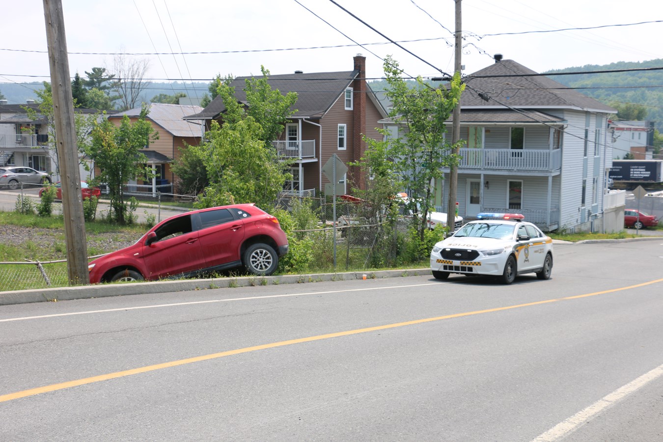 Collision à Beauceville: trois personnes transportées à l'hôpital