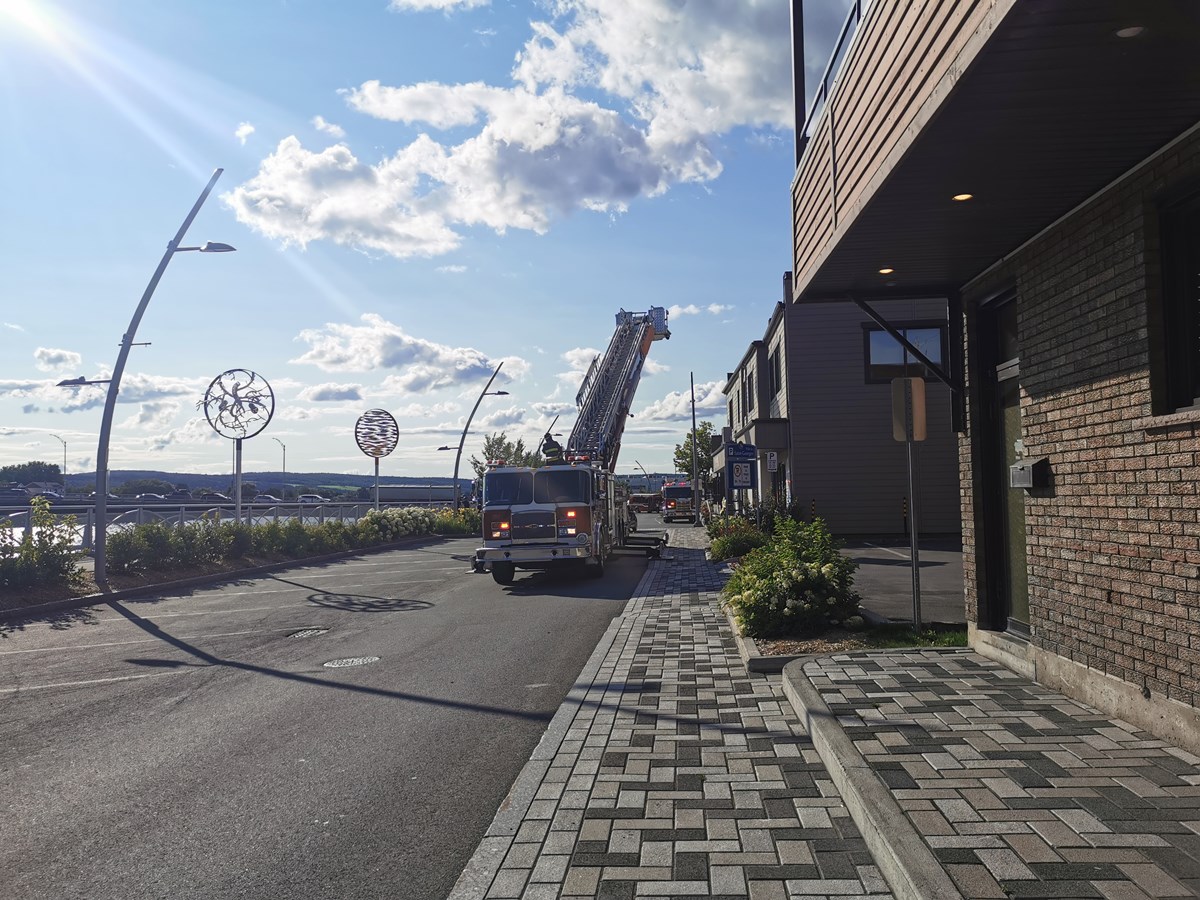 Incendie au fleuriste Poésie Florale à Saint-Georges