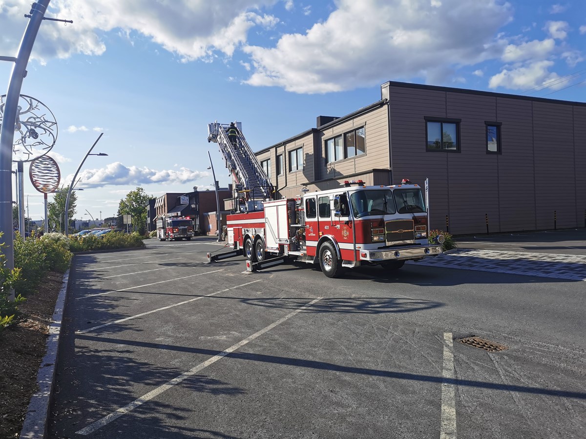 Incendie au fleuriste Poésie Florale à Saint-Georges